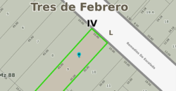Lote de 450 m² ubicado a metros de zona comercial de Martin Coronado.