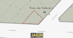 Lote en esquina ubicado en zona residencial de Martin Coronado.